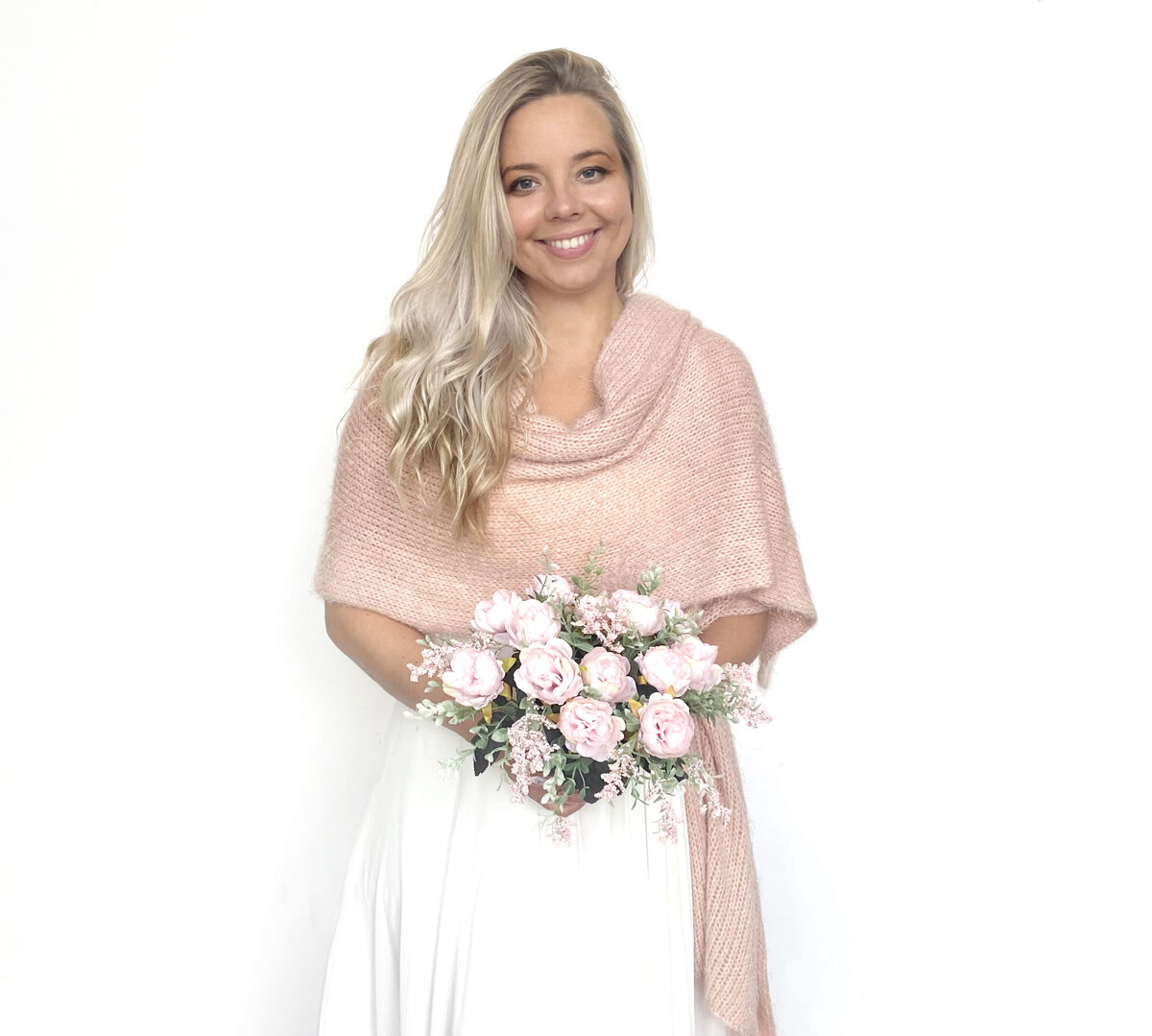 Beige bridal shawl soft and silky, bridesmaid shawl, cover up,