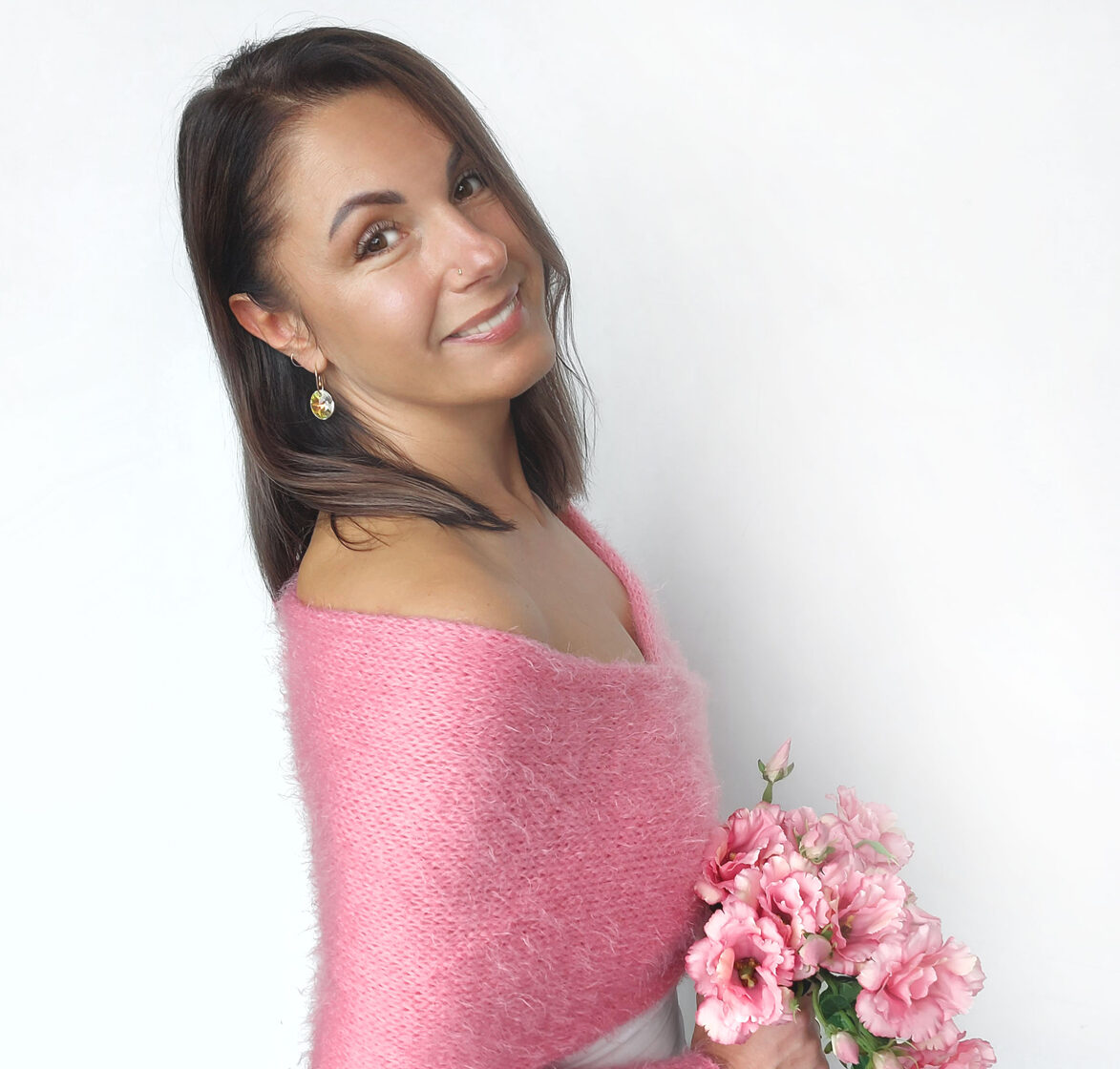 Blush pink bridal bridal shrug, bridal cover up, for the bridesmaids, VP11