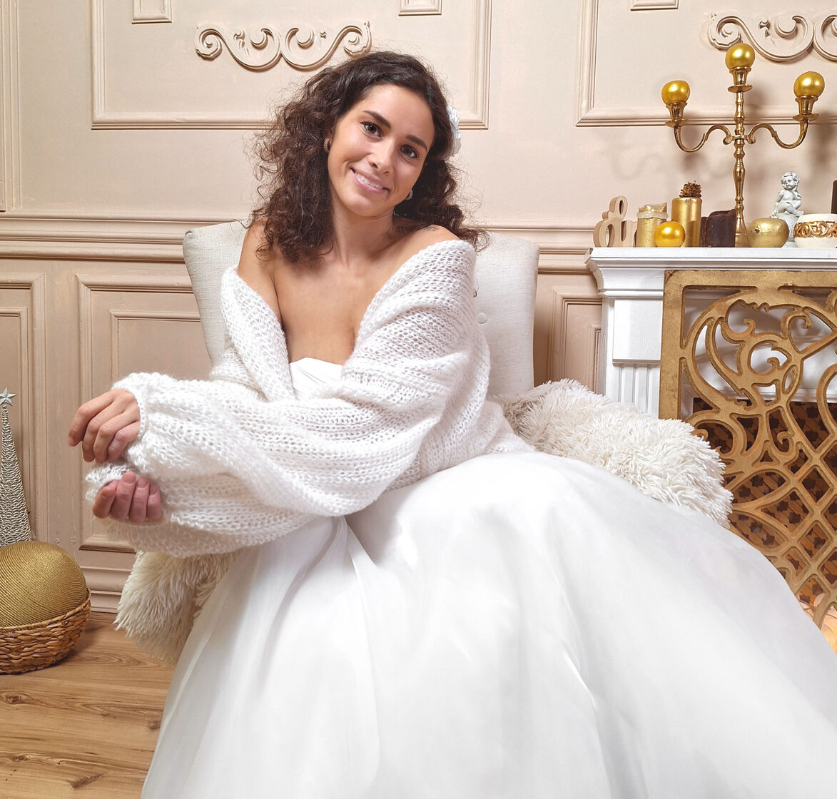 ℳ*.様 nuyuh tulle knit cardigan (ivory) MUSINSA | YOUHEE YOUHEE CROP KNIT CARDIGAN IVORY