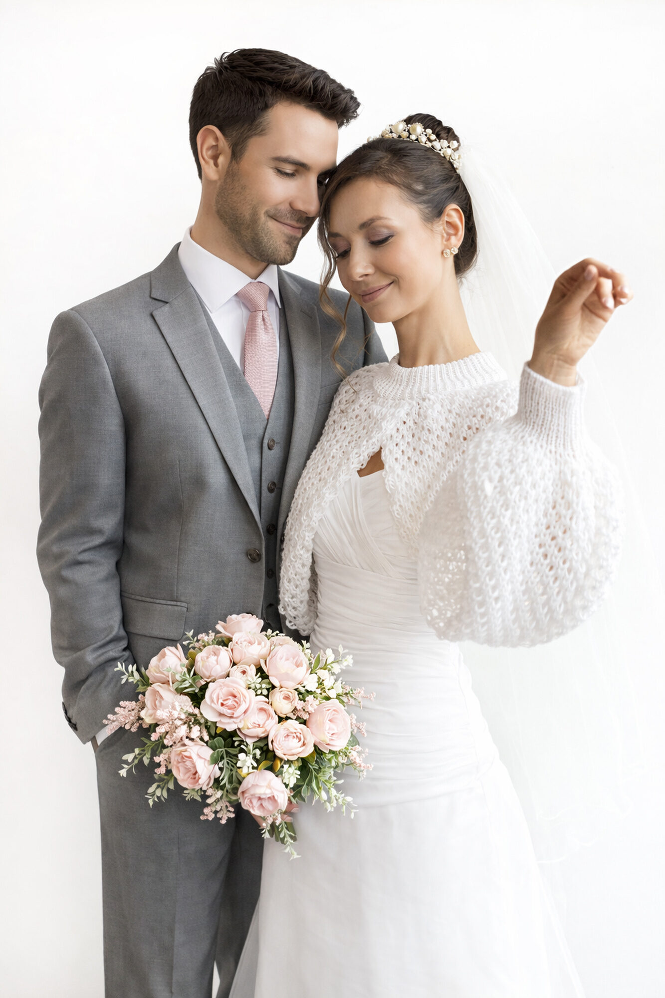 Wedding Jacket Ivory Shrugs For Dresses Roseline Bridal French Lace Sheer  Tulle Bolero Cover Up Shrug