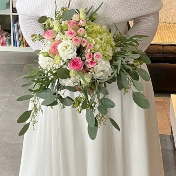 boléro de mariée crème blanc